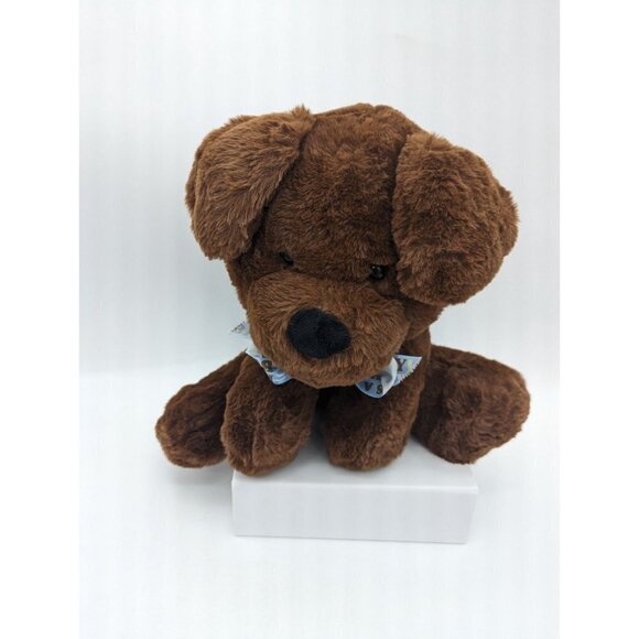Spark Create Imagine Plush Toy Brown Sitting Dog Puppy Soft 10” Tall Lovey - Picture 4 of 7